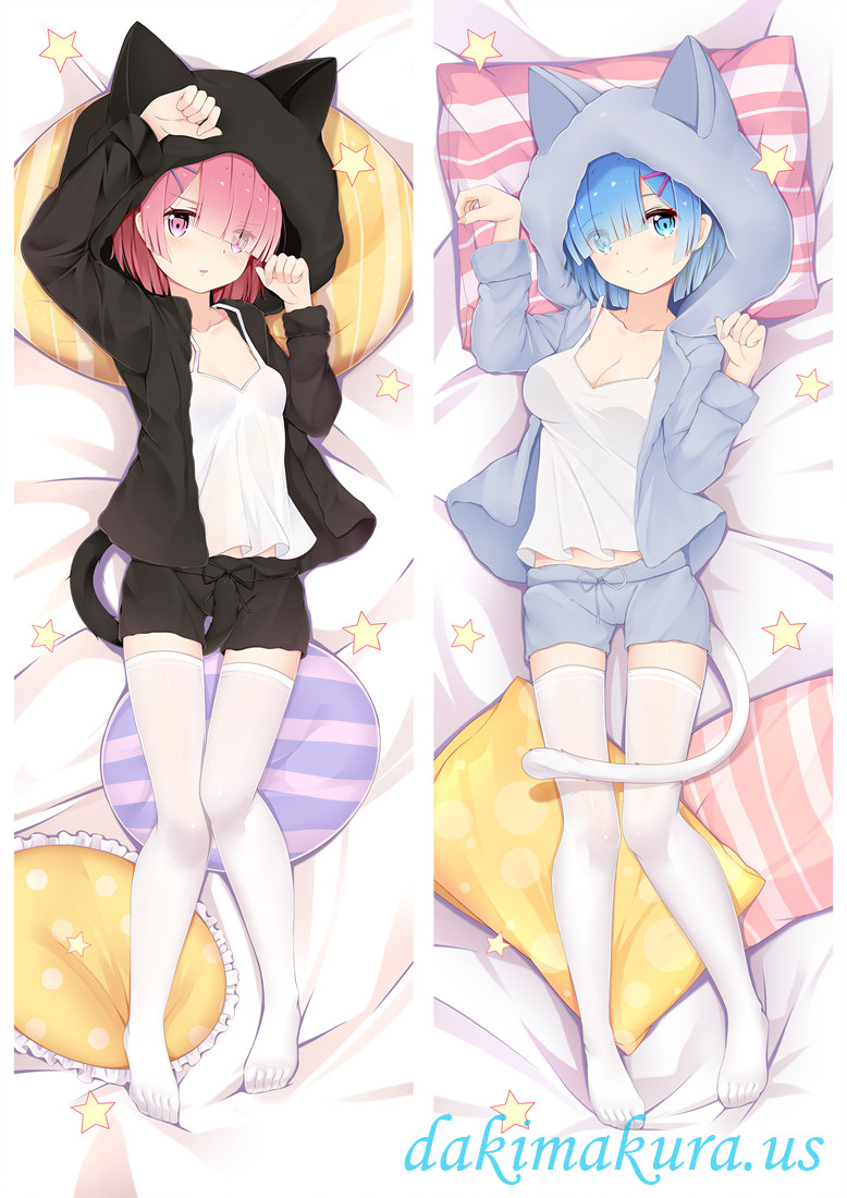 Rem Ram-Re Zero Dakimakura 3d pillow japanese anime pillowcase